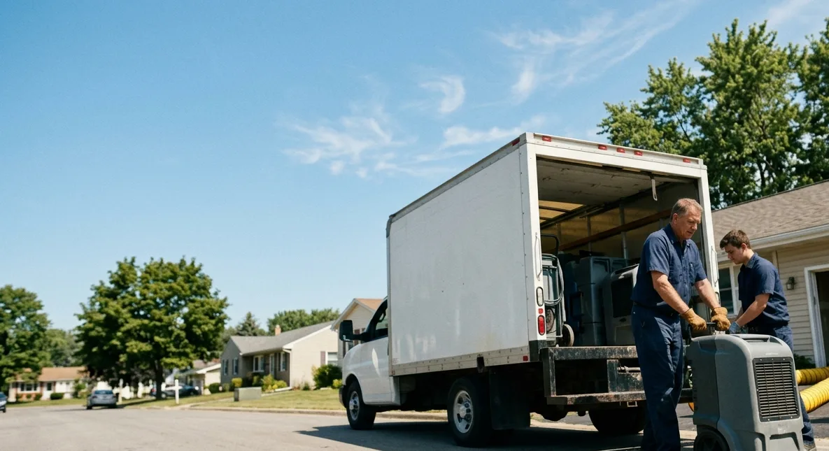Water Damage Cleanup in Bellefontaine, OH near me